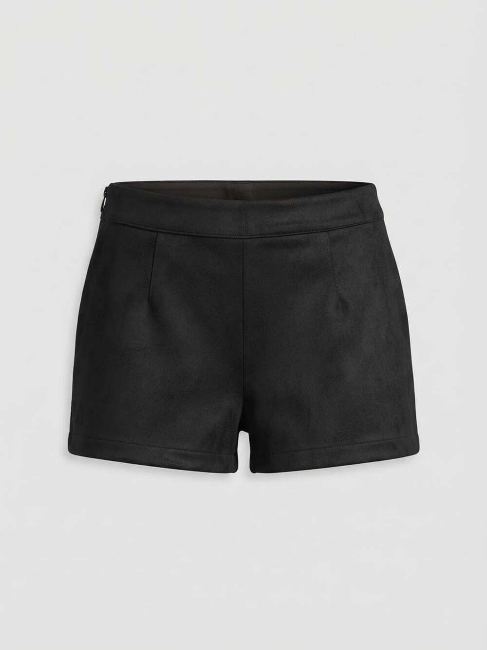 Express womens Faux Suede Shorts Size 0 Black